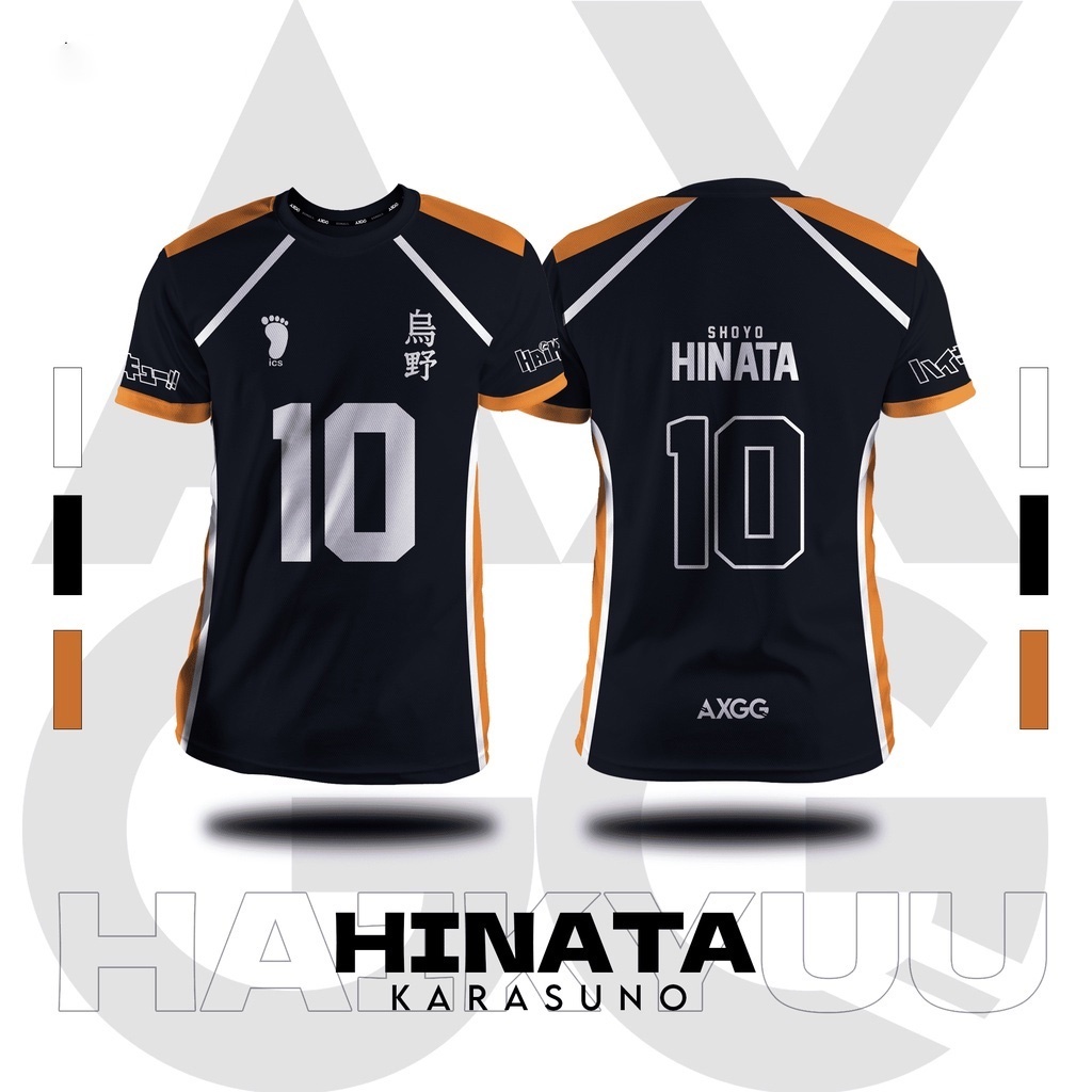 Áo Thun In Hình Anime Haikyuu Karasuno - Hinata