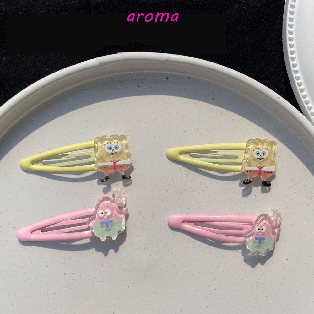 Kẹp Tóc Hình Vuông Màu Sắc Ngọt Ngào Phong Cách Hàn Quốc Cho Bé Gái