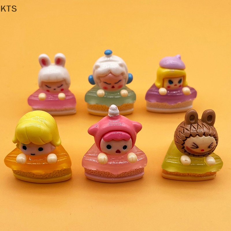 1 Đồ trang trí Bánh Ngọt Mini Kiểu Hoạt Hình Phát Sáng Dùng Để Trang Trí