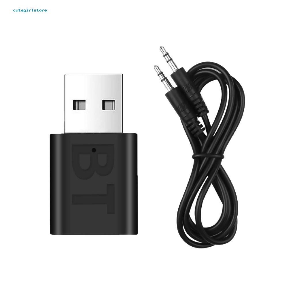 Bộ Thu Tín Hiệu Bluetooth 5.0 Hai Chế Độ USB / AUX 3.5mm BT 5.0 Cho Loa Xe Hơi