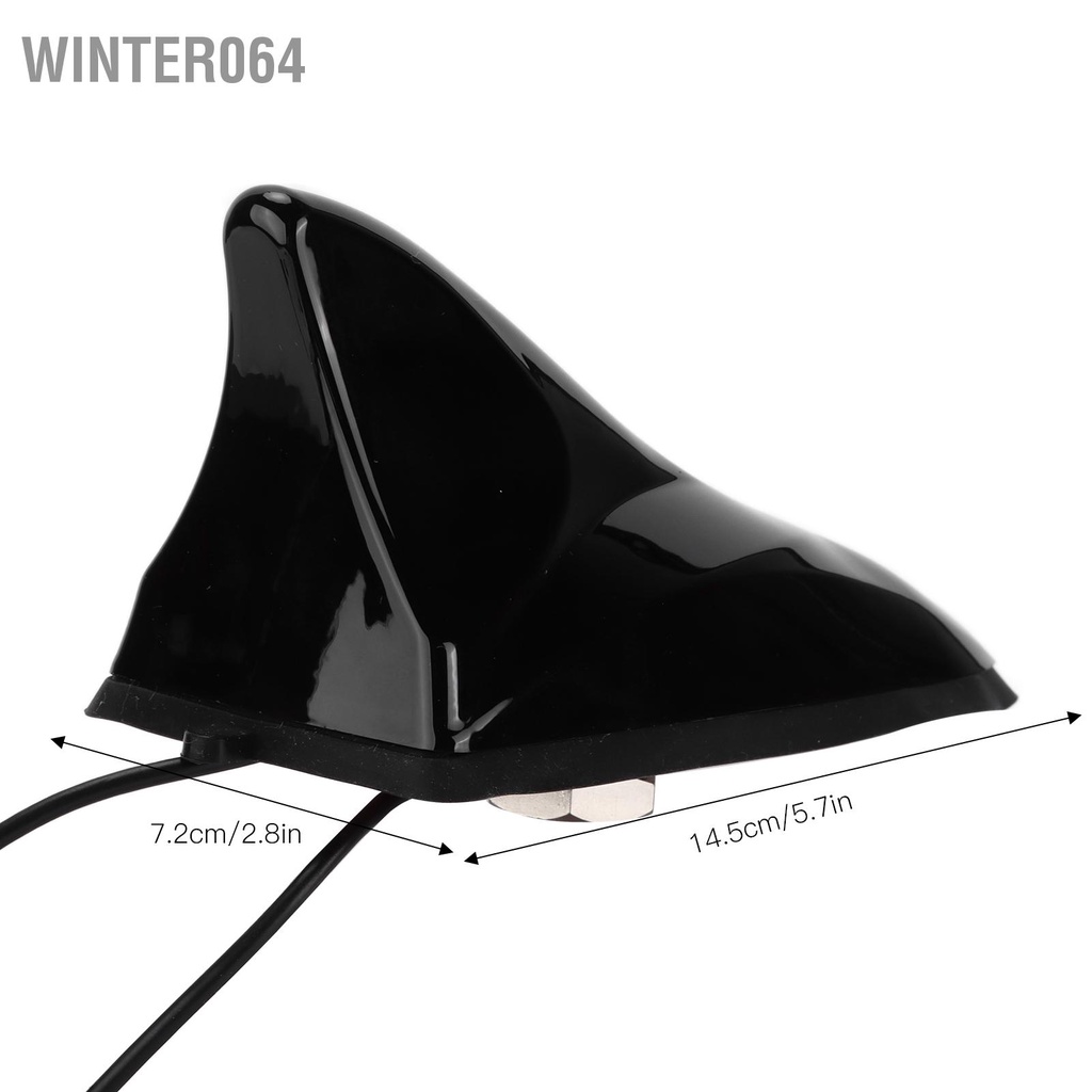 Winter064 Ăng-ten Hình Vây Cá Mập 470‑860MHz Được Gắn Trên Mái Đa Năng Cho Hộp Truyền Kỹ Thuật Số Xe Hơi