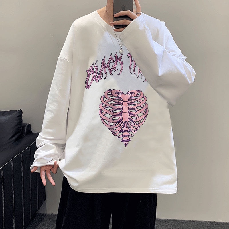 Áo Thun Tay Ngắn Dáng Rộng In Chữ Màu Đen Phong Cách Hip Hop Thời Trang 2023 Cho Nam