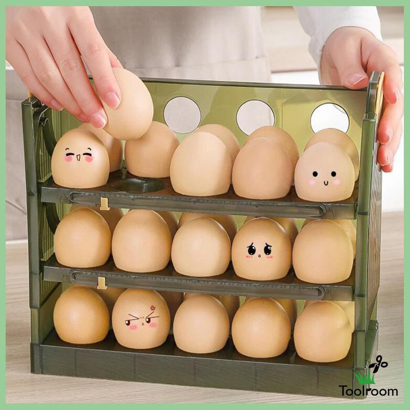 Hộp Đựng Trứng Có Thể Xếp Chồng Tiện Dụng Cho Nhà Bếp