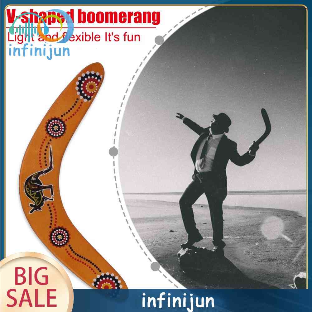 Boomerang Hình Chữ V Bằng Gỗ Cho Hoạt Động Ngoài Trời