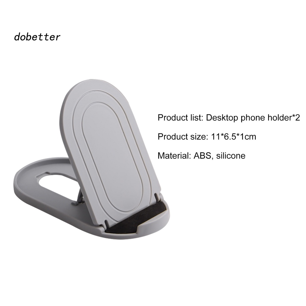 Bộ 2 Giá Đỡ Điện Thoại / Máy Tính Bảng Chống Trượt Có Thể Gấp Gọn