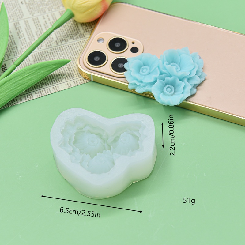 Khuôn Silicone Làm Bánh Hình Hoa Xinh Xắn