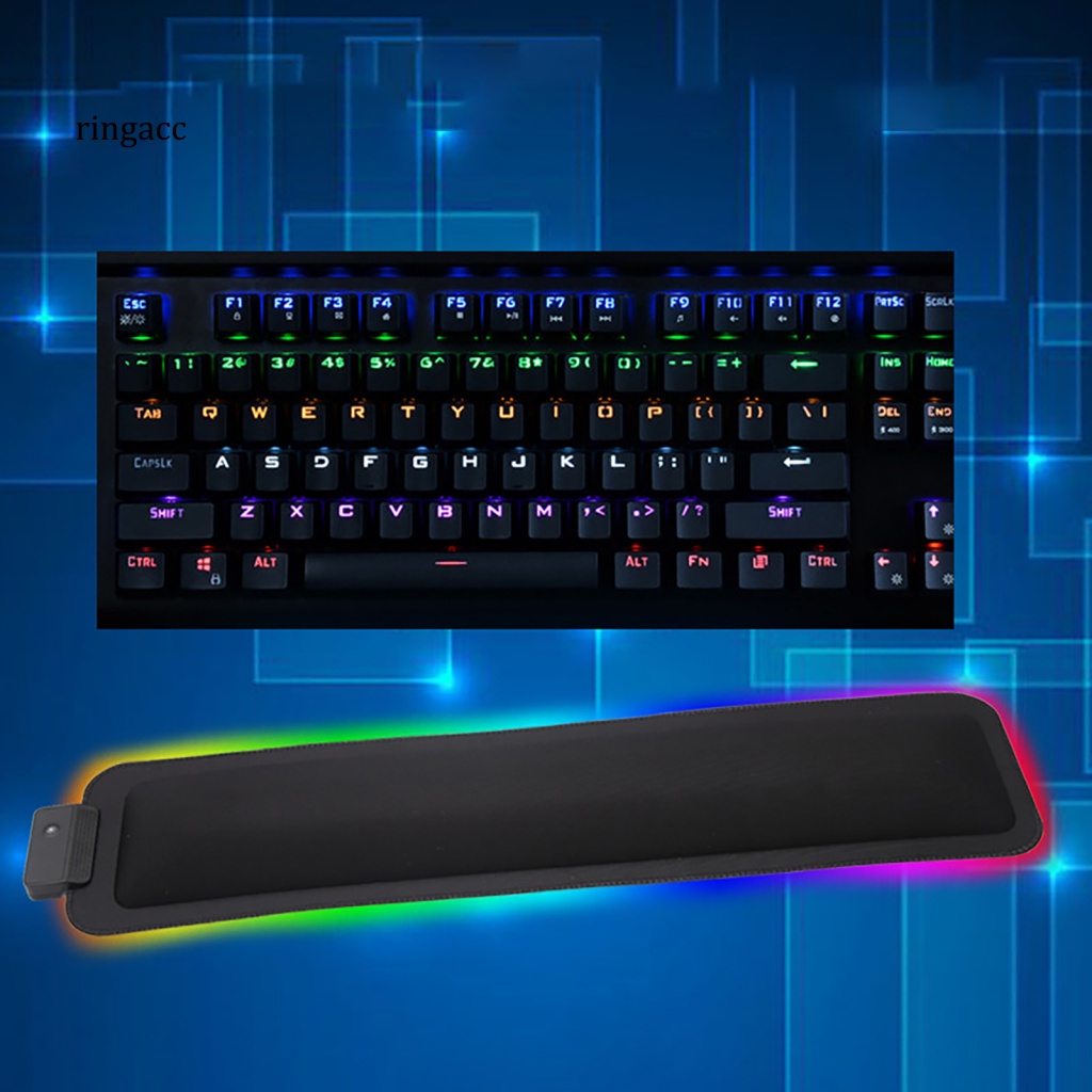 Vỏ Bọc Bàn Phím + Chuột RGA Đèn LED RGB Cảm Ứng Chậm Thoải Mái Chống Mòn Chống Trượt