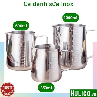 Ca đánh sữa inox 350ml - 600ml - 1000ml