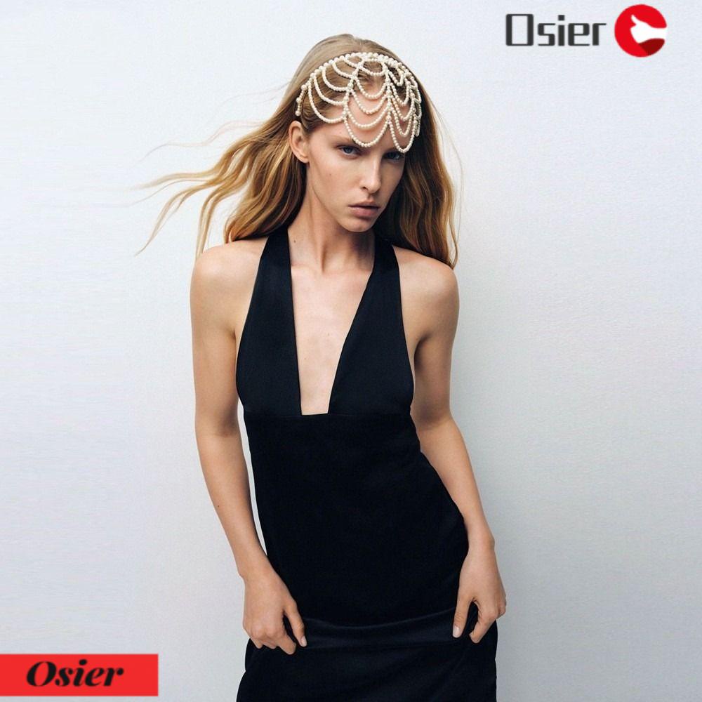 Osier1. Băng Đô Cài Tóc Cô Dâu Sang Trọng