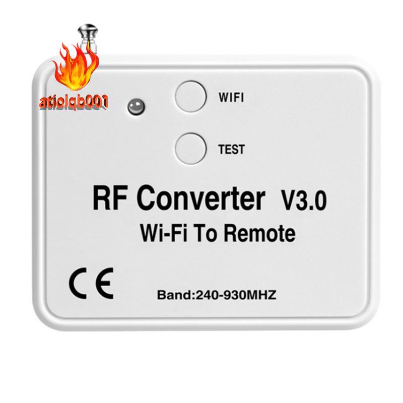 Bộ chuyển đổi điều khiển từ xa Wifi Rf Tần số vô tuyến Điều khiển từ xa Wifi 240-930Mhz cho Cửa nhà để xe nhà thông minh