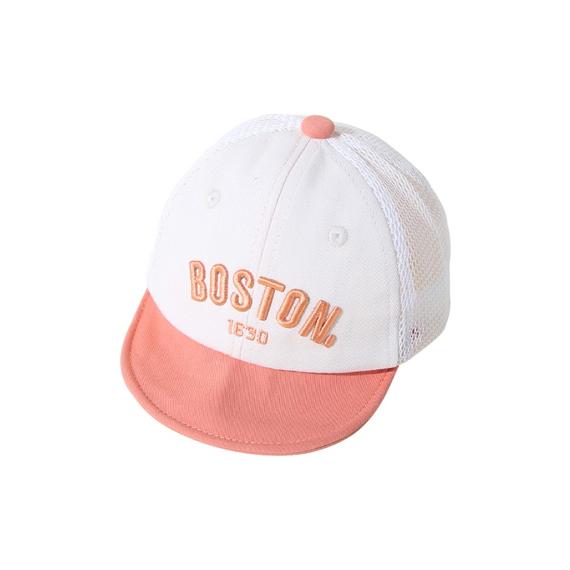 Mũ Lưỡi Trai Phối Lưới Thêu Chữ Thời Trang Cho Bé