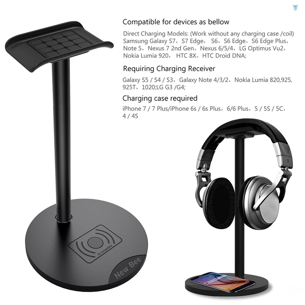 Đế Sạc Tai Nghe Không Dây Cho iPhone 11 Pro Max XS Max XR 8 Plus Huawei Mate 30 Pro P40 Pro Plus Samsung Note 10