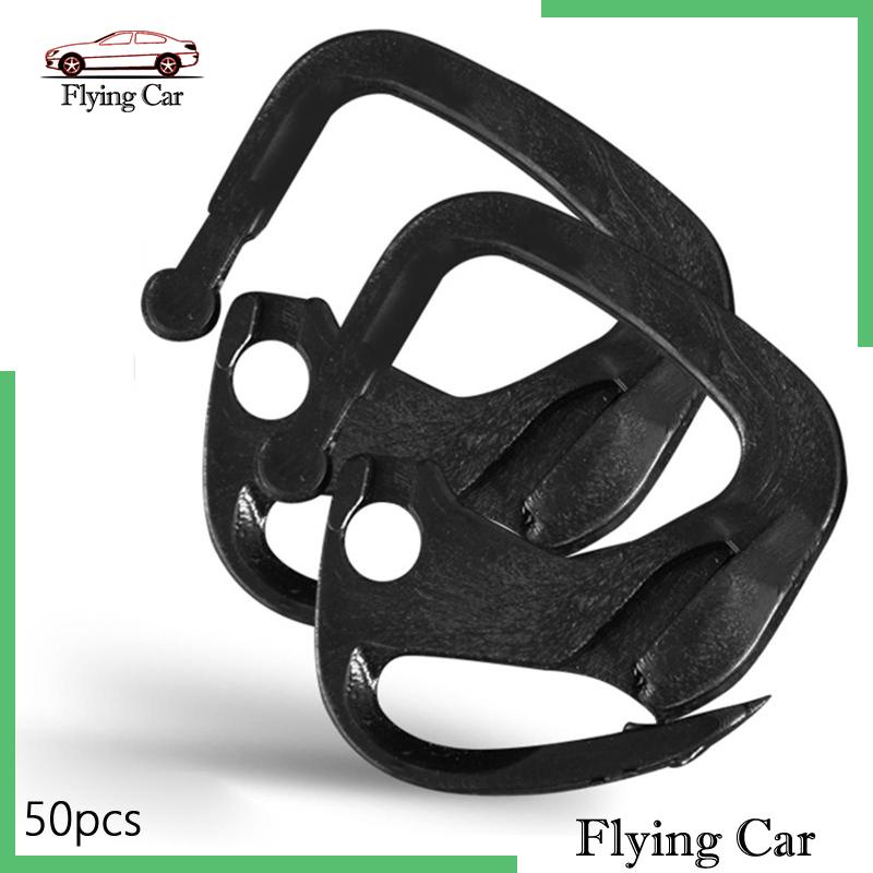 [Lzdjfmy2] Set 50 Kẹp Móc Lưới Tạo Bóng Râm Chuyên Dụng Cho Nhà Kính