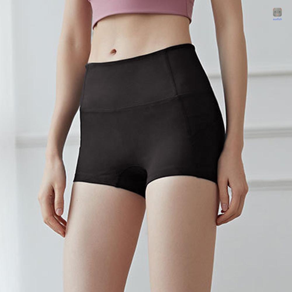 Quần Short Thể Thao Lưng Cao Không Đường May Thời Trang Cho Nữ