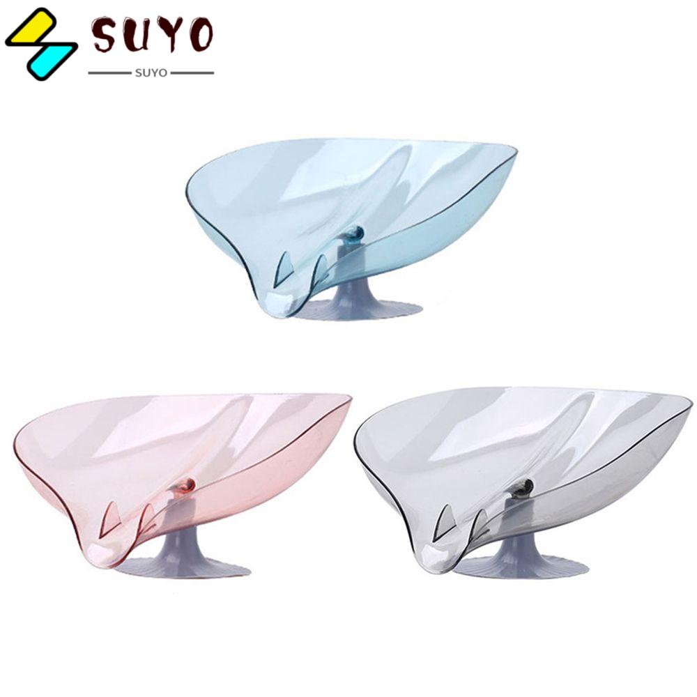 Khay Đựng Xà Phòng Hình Chiếc Lá Có Giác Hút Gắn Bồn Rửa Nhà Bếp