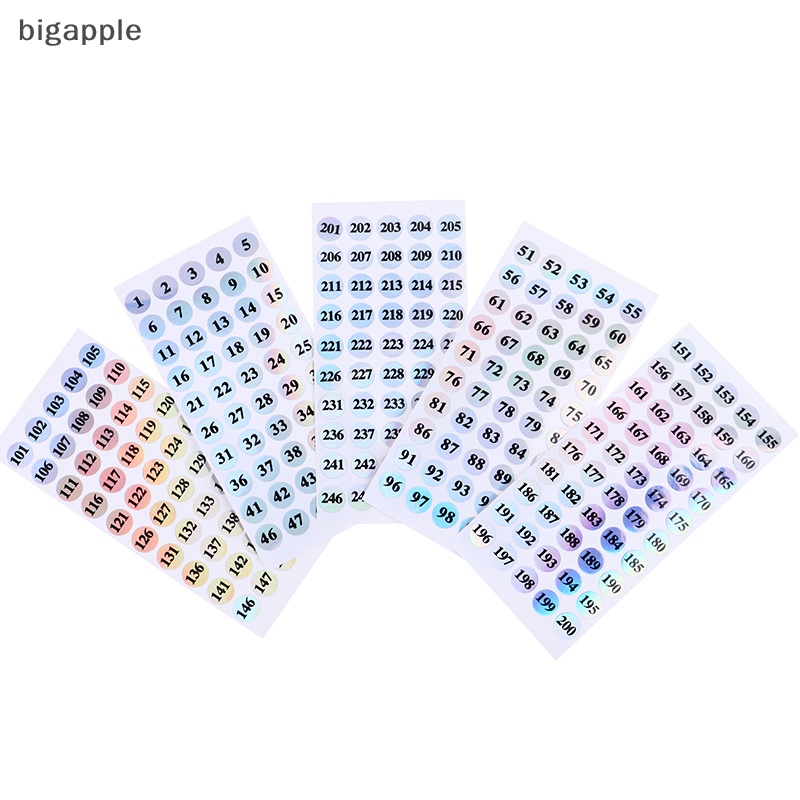 Set 1-250 Miếng Dán Màu Sắc Lấp Lánh Trang Trí Móng Nghệ Thuật