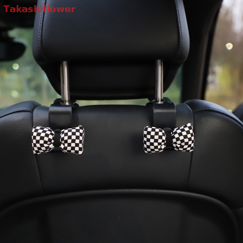 (Takashiflower) Móc Treo Đồ Hình Nơ Hoa Hướng Dương Dễ Thương Thông Dụng Gắn Sau Ghế Xe Hơi