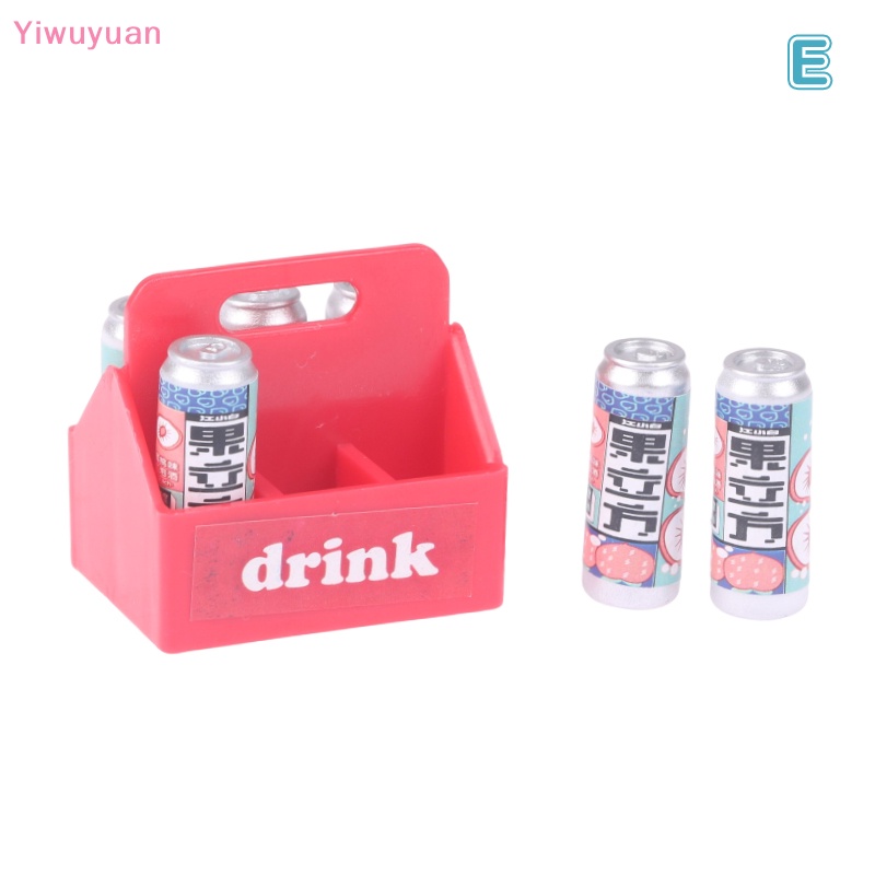 1 Bộ Bình Uống Nước Mềm Mại Trang Trí Nhà Búp Bê Tỷ Lệ 1: 12