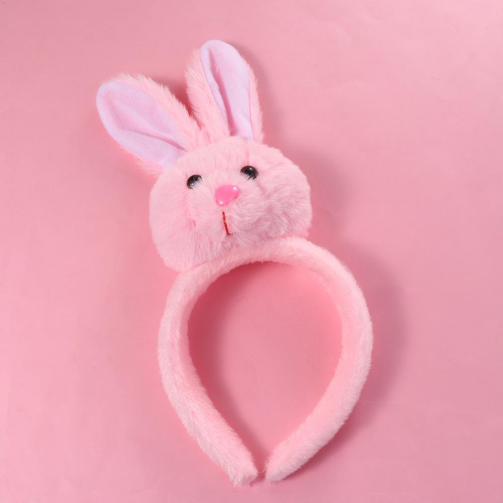 TWINKLE Băng Đô Cài Tóc Hình Thỏ Bông Thời Trang Cho Nữ