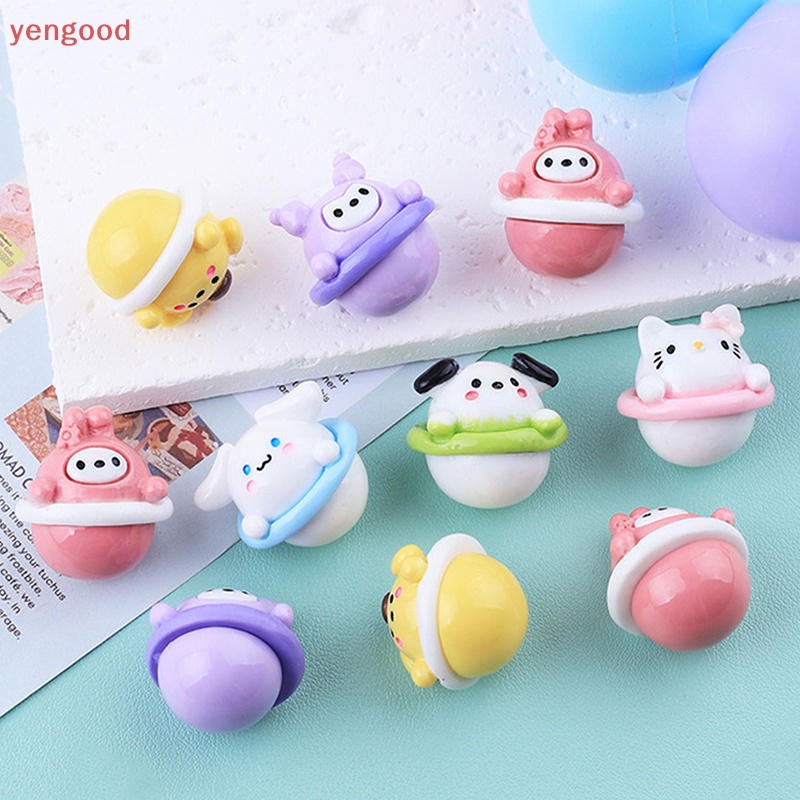 Phụ Kiện Trang Trí Điện Thoại Hình Động Vật Hoạt Hình Mini Bằng Gel Resin Dạ Quang DIY