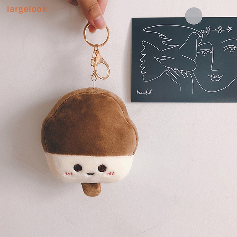 Móc Khóa Hình Cây Kem Nhồi Bông Mềm Mại Dễ Thương