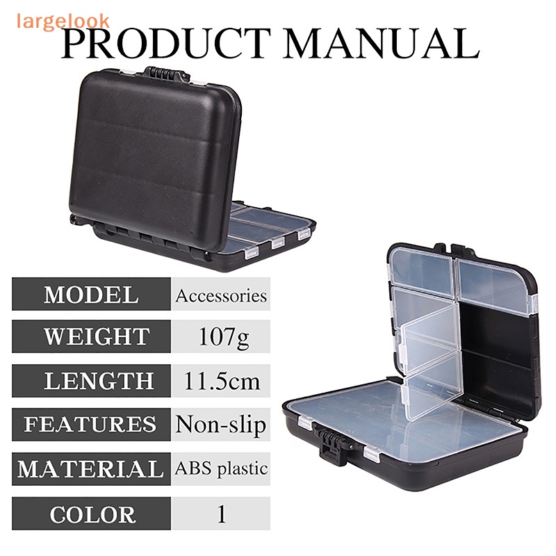 Hộp Đựng Mồi Câu Cá Mini Hai Mặt Tiện Dụng