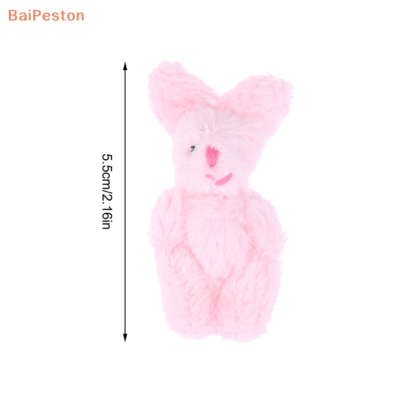 Thỏ Nhồi Bông 5.5CM Mềm Mại Trang Trí Ba Lô / Móc Khóa Dễ Thương