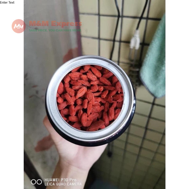 Hộp 250g kỷ tử đỏ Ngân Xuyên Ninh Hạ + 500G táo đỏ size đại Tân Cương