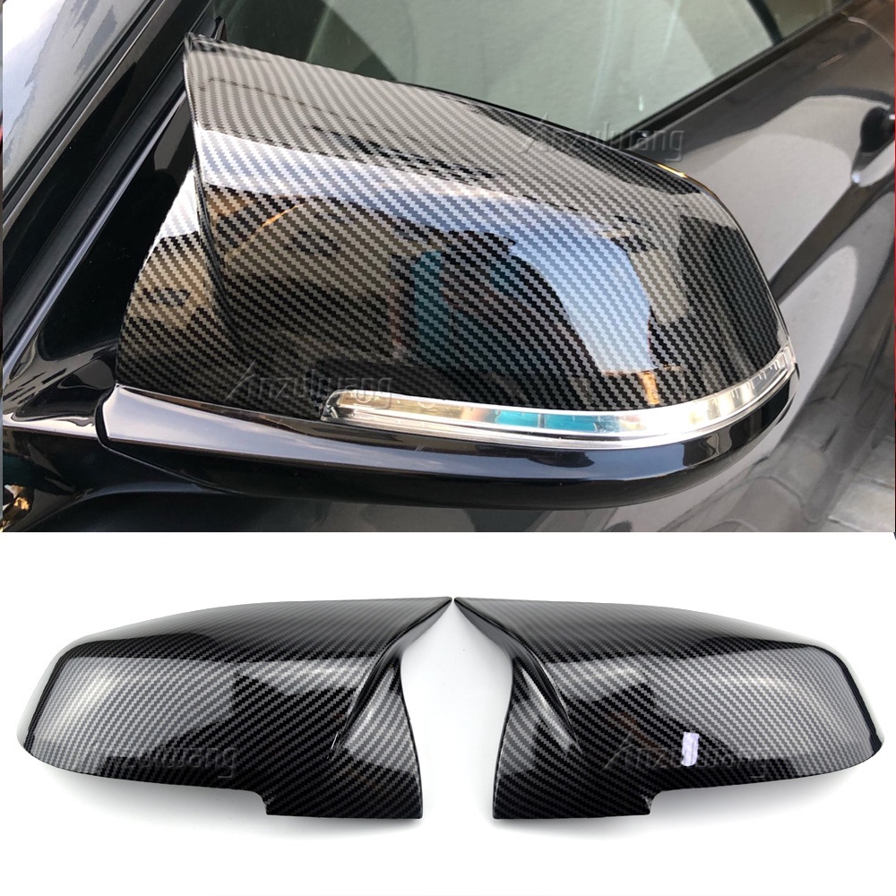 Mới Nắp Đậy Kính Chiếu Hậu Màu Đen Bóng Cho Bmw Series 1 2 3 4 X M 320i 420i F20 F21 F87 M2 F23 F30 F36 X1 E84 M4