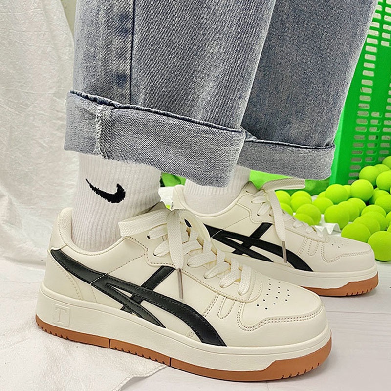 Rani Giày Thể Thao Màu Trắng Đế Mềm Chống Thấm Nước Thoải Mái Thoáng Khí Thời Trang Cho Nữ