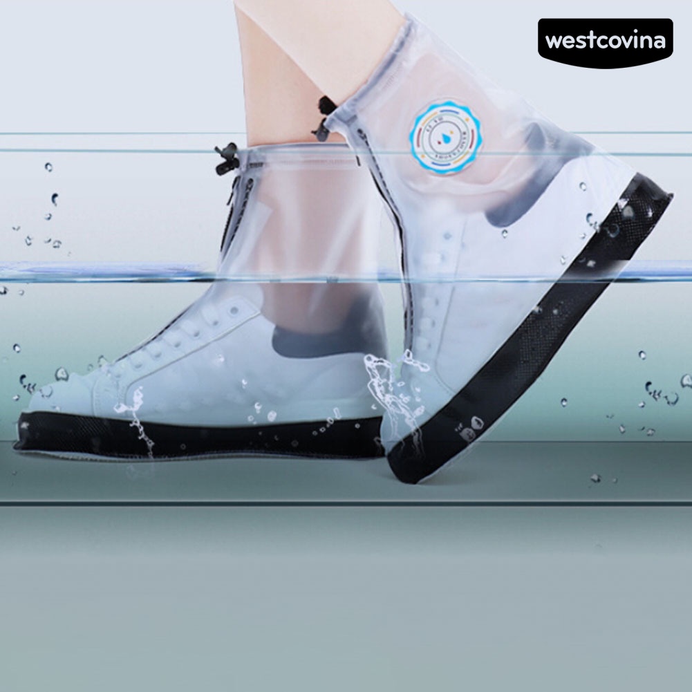 [COD]☁Vỏ Bọc Giày Đi Mưa Dày Dặn Chống Thấm Nước Có Thể Tái Sử Dụng Tiện Lợi