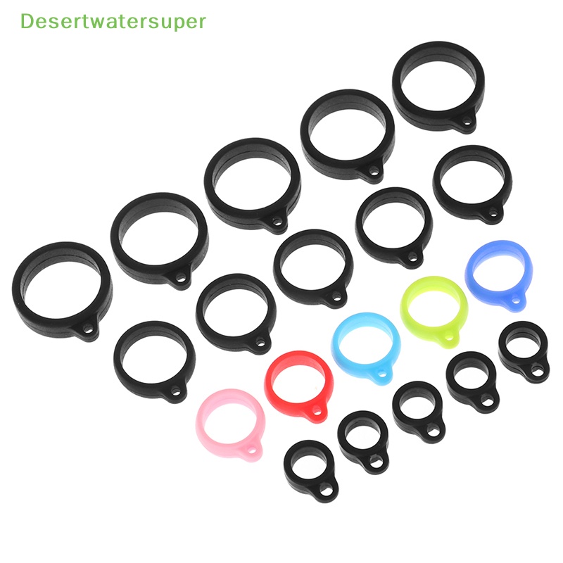 Set 10 Vòng Silicon 8mm / 13mm / 20mm / 16mm Làm Trang Sức Thủ Công