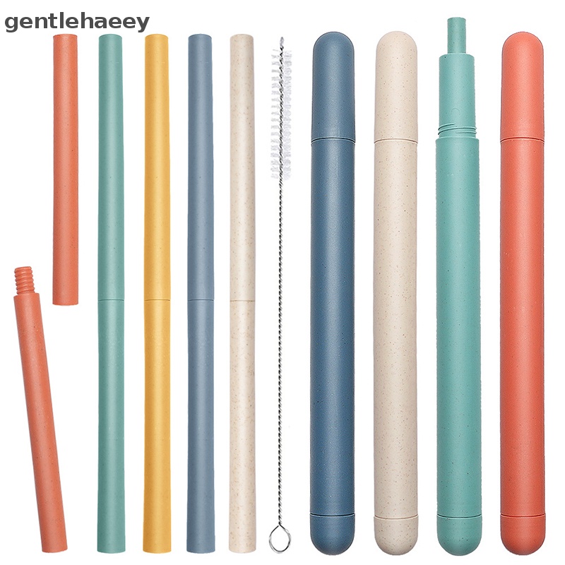 Ống Hút Nhựa Thẳng Kèm Cọ Vệ Sinh Trang Trí Tiệc