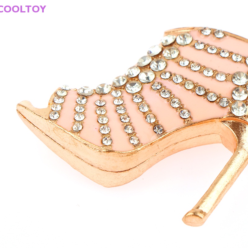Móc Khóa Hình Giày Cao Gót Đính Đá Thời Trang