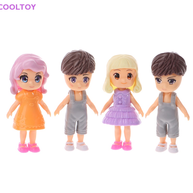 Cooltoy 1 Búp Bê Hoạt Hình Mặc Quần Áo Có Tóc Có Thể Tháo Rời 9.5 / 10cm