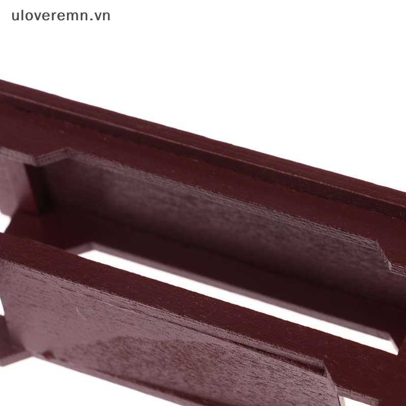 1 Bàn Gỗ Mini Tỉ Lệ 1 / 12 Trang Trí Nhà Búp Bê