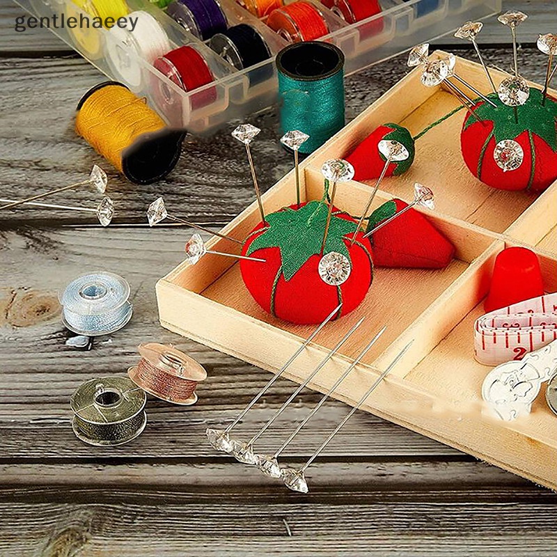 Bộ 50 Ghim Cài Trong Suốt Bằng Hợp Kim Đính Kim Cương Giả Dùng Trang Trí Bó Hoa Cưới