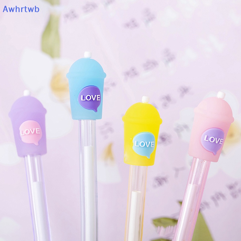1 Cây Bút Bi Ngòi 0.5mm Hình Ly Nước Sáng Tạo Cho Học Sinh Mới