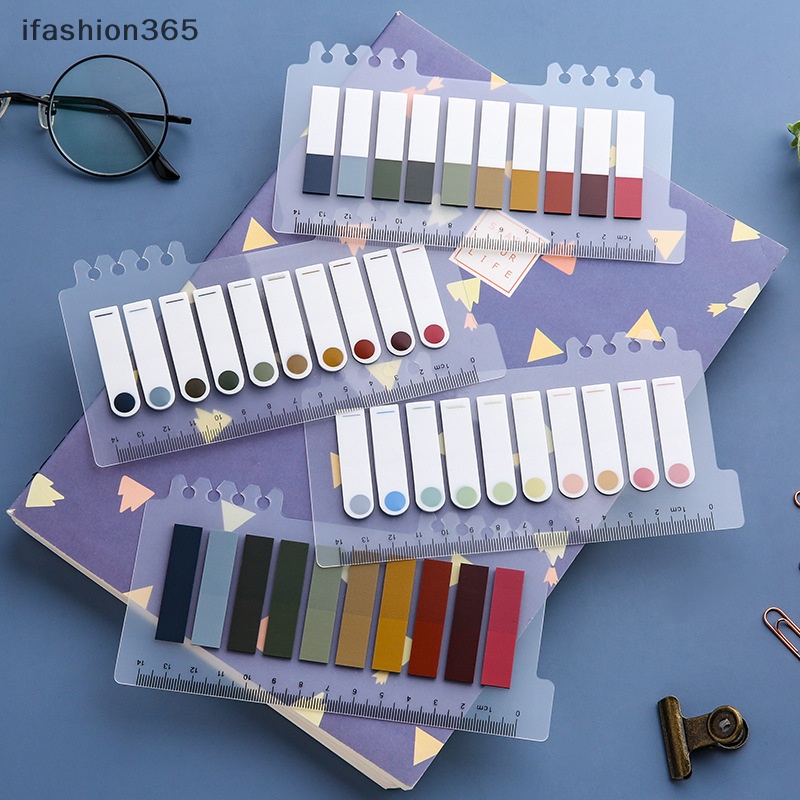 [ifashion365] 200 Tờ Giấy Ghi Chú Đánh Dấu Trang Sách Hình Papeleria Đáng Yêu