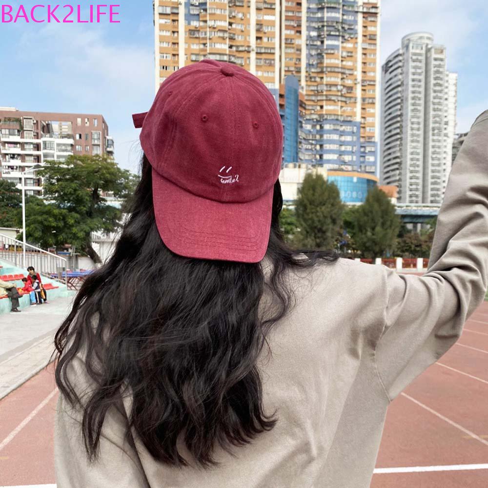 Mũ Lưỡi Trai Thêu Chữ BACK2LIFE Phong Cách Hip Hop