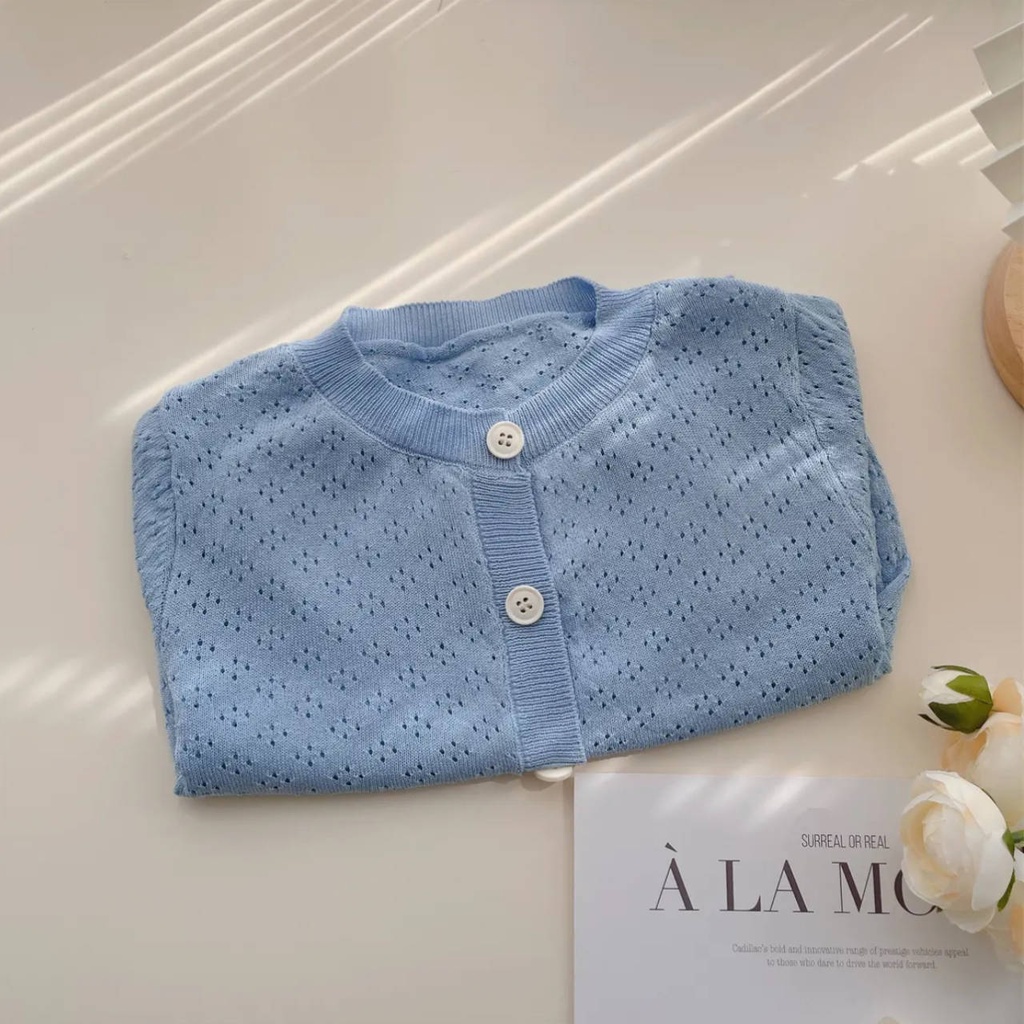 Áo Khoác Chống Nắng Siêu Nhẹ Thoáng Khí Dễ Thương Cho Bé Gái