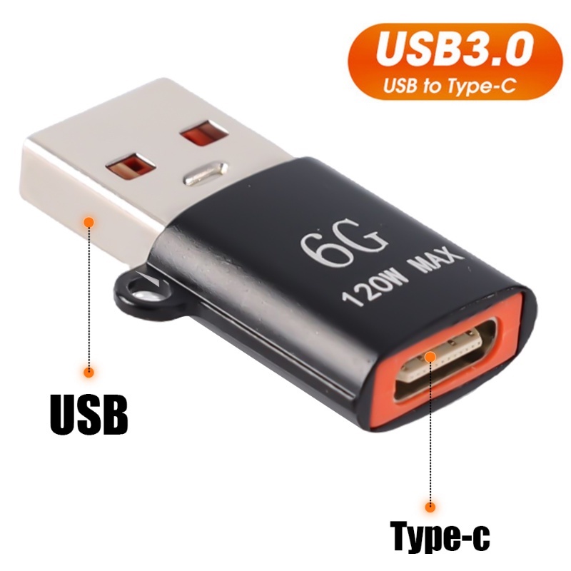 Đầu Chuyển Đổi USB 3.0 Sang C 6GBS 120W Chuyên Dụng Chất Lượng Cao