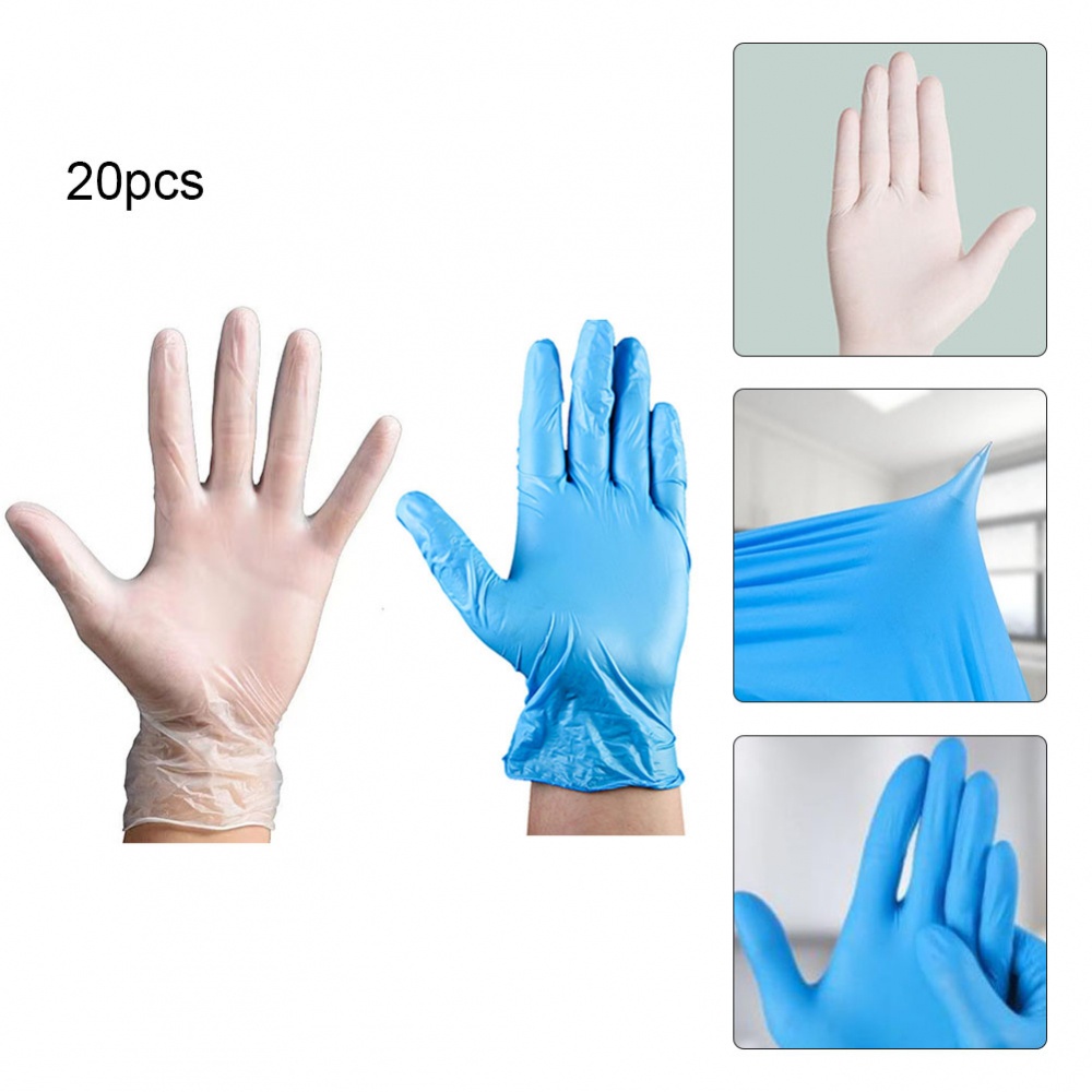 20 Găng Tay Vệ Sinh Bằng Latex Dày Bảo Vệ