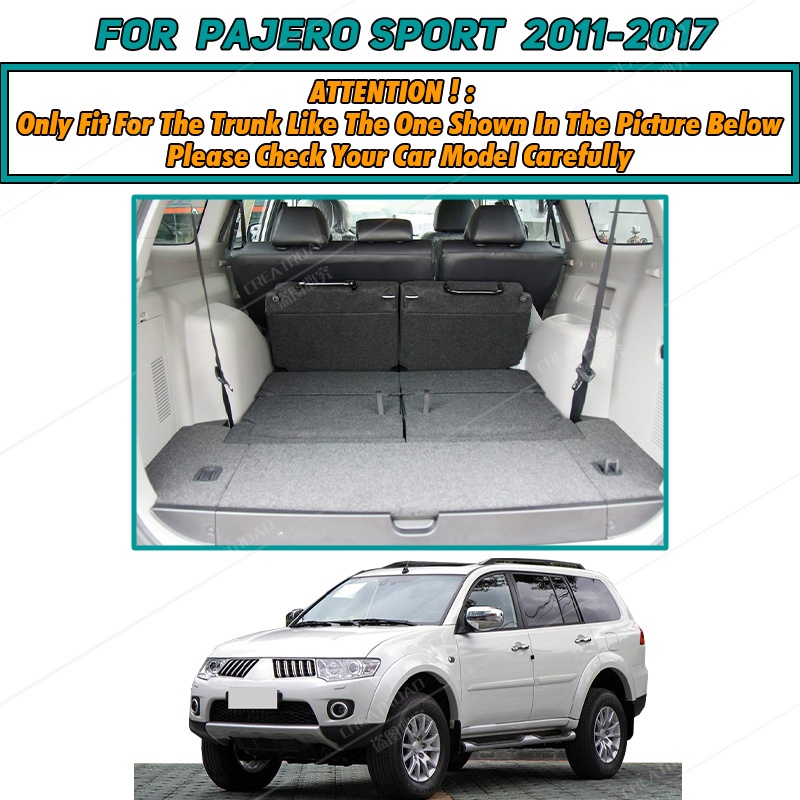 Thảm Lót Cốp Xe Hơi Chuyên Dụng Cho mitsubishi pajero sport 2011 2012 2013 2014 2015 2016 2017 Ốp