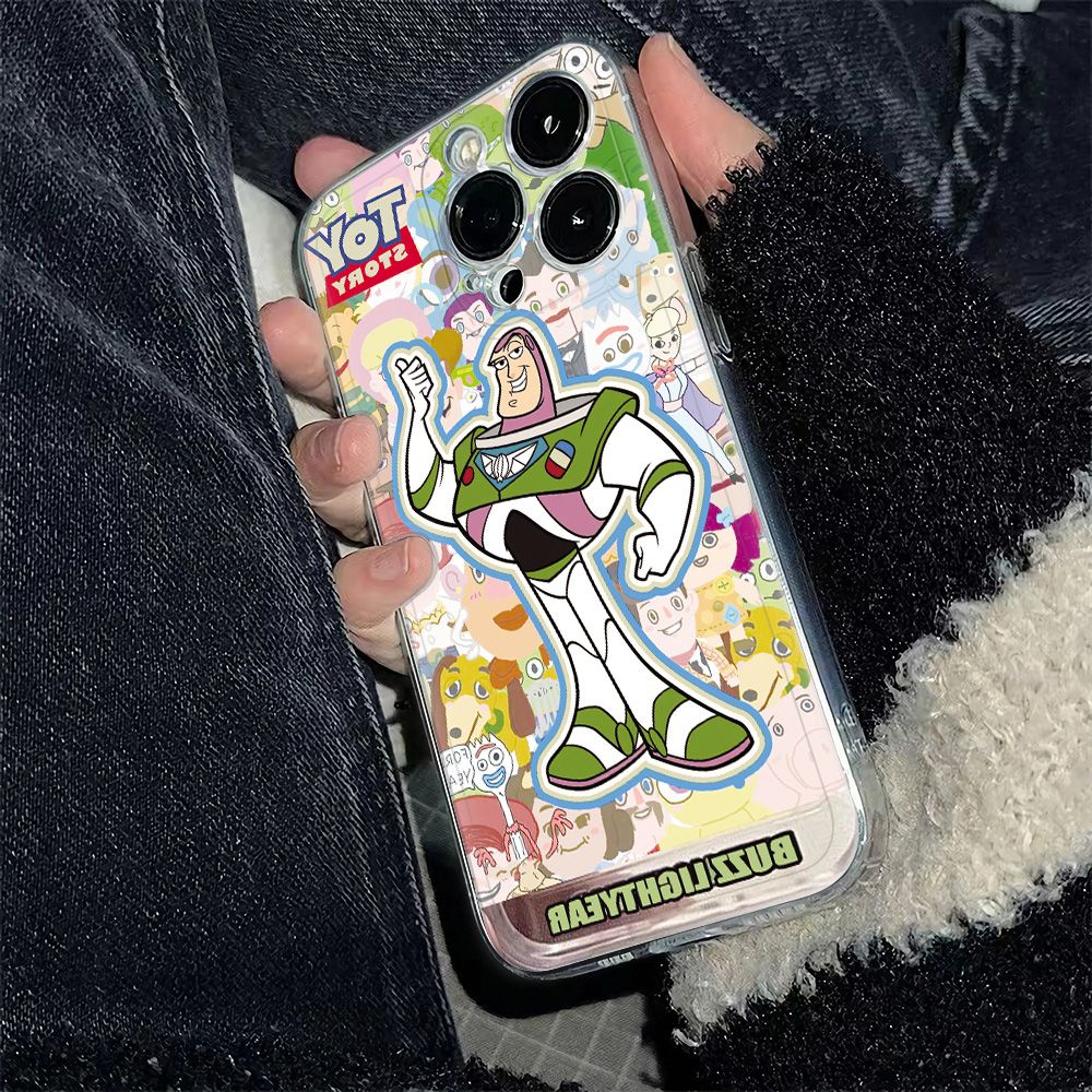 ✅Ốp Điện Thoại Họa Tiết Buzz Lightyear Cho Apple 14pro iPhone12781113Ốp Điện Thoại Mềm Chống Sốc 6In 6HRO Chất Lượng Cao