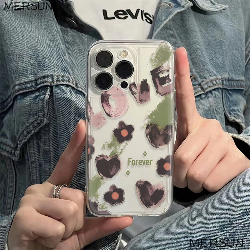 ✅Ốp Điện Thoại Mềm Chống Sốc Họa Tiết Hoa Đơn Giản Cho Iphone 14pro 78MaxPlus116Iniphone1213 7SGR