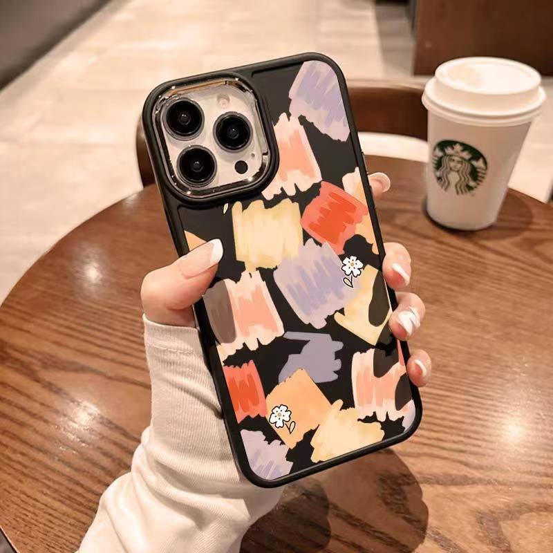 ✅Ốp Điện Thoại Mềm Màu Nước Mùa Hè / Metal 11 Iphone13Pro Apple 14pro Max xr12