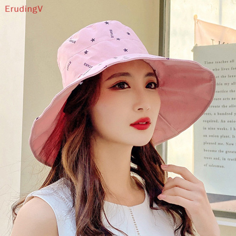 Mũ Rộng Vành Chống Nắng Tia Uv Thoáng Khí Thời Trang Mùa Hè Cho Nữ