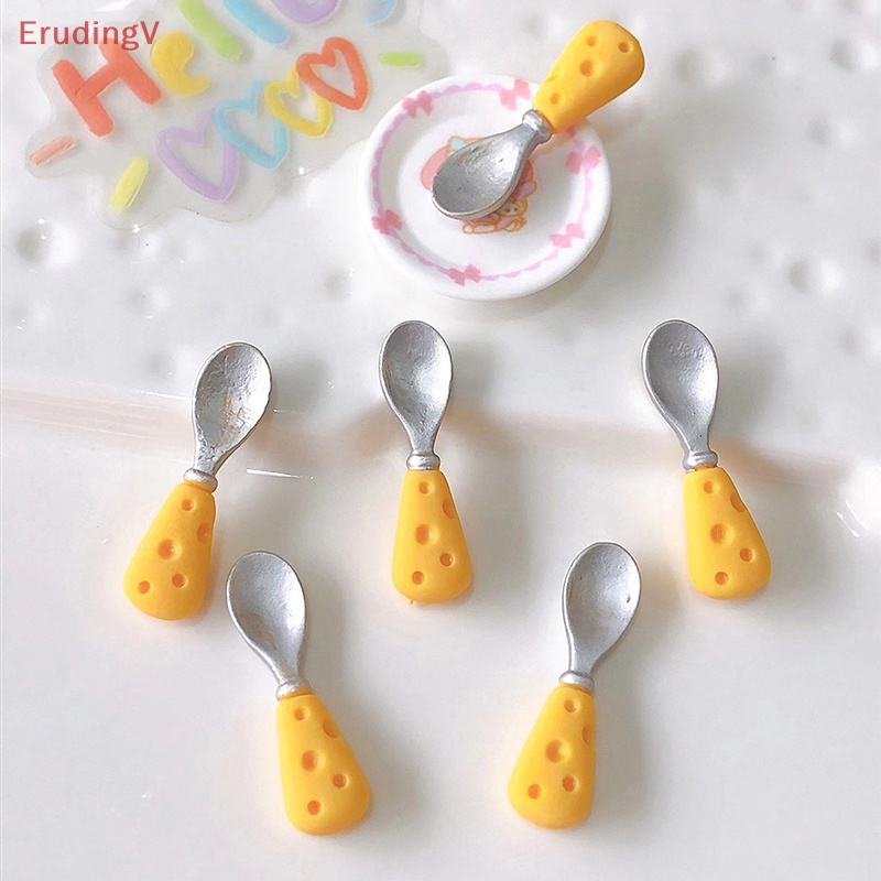 Set 10 Muỗng Mini Trang Trí Nhà Búp Bê