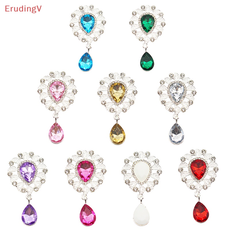 Trâm Cài Áo Hình Giọt Nước Đính Đá Sáng Tạo DIY